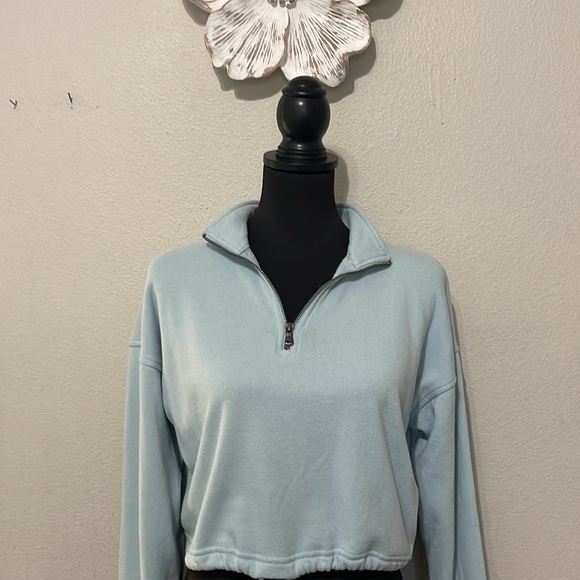 AMERICAN EAGLE QUARTER ZIP SWEATSHIRT - Picture 3 of 8